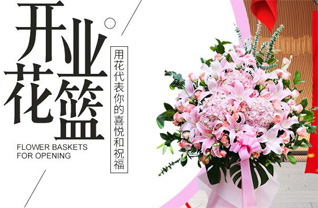 海南海口市美兰区博爱街道花篮配送
